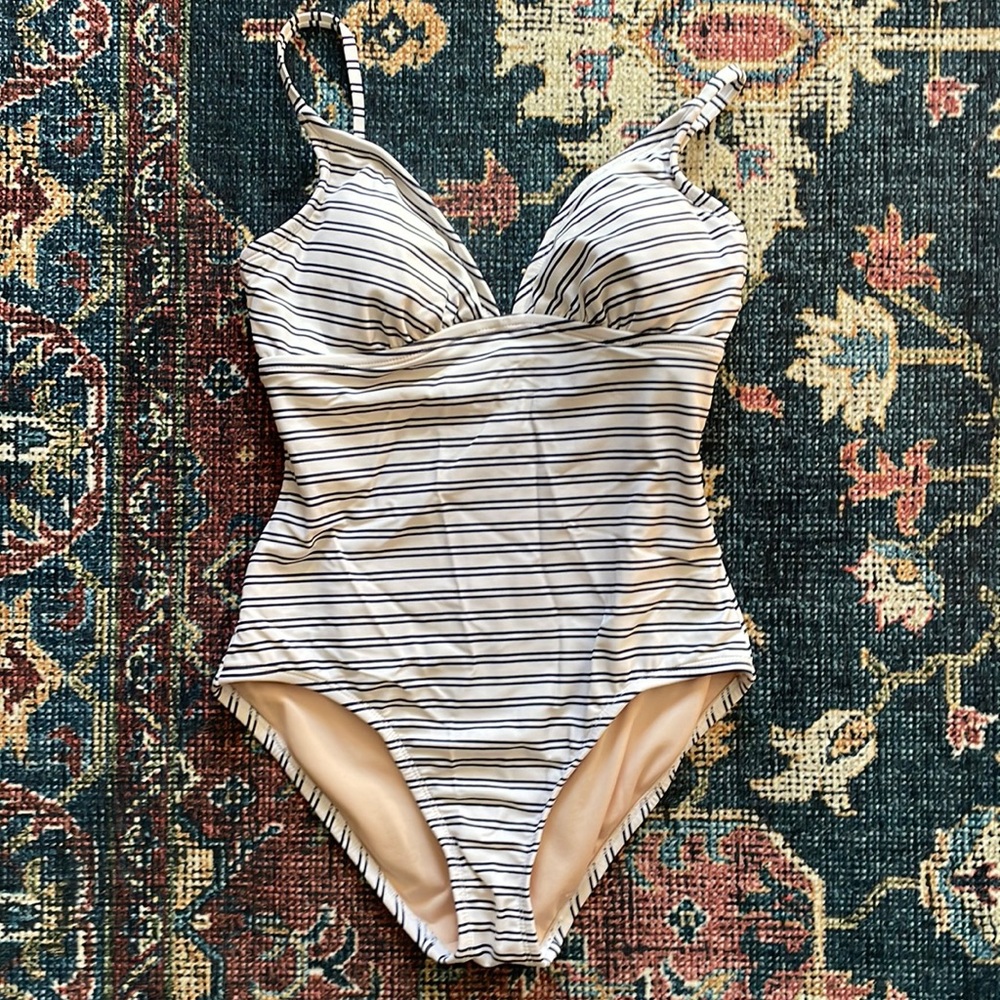 Striped Kona Sol One piece Swimsuit